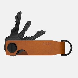 RIDGE KeyCase, Tobacco Brown Leather, NWT, NIB